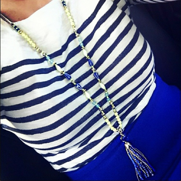 Stella & Dot Jewelry - Stella & Dot Azure Tassel Necklace